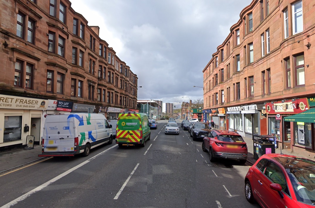 A Glasgow road closed for four days over the Easter weekend